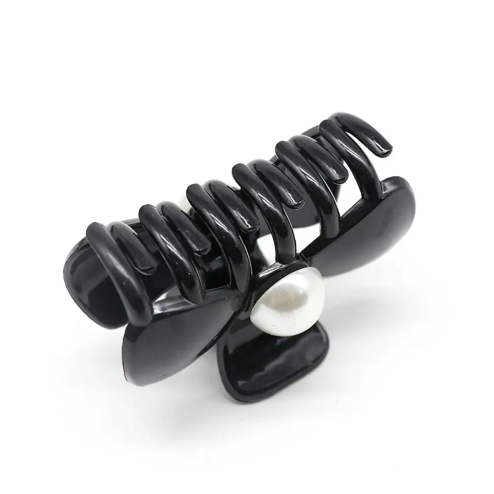 Женская заколка-краб для волос с жемчужинами и цветами | Украшения аксессуары