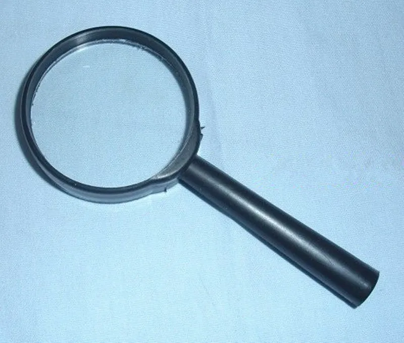 Ручная увеличительная линза 60 мм в пластиковой оправе 100 шт.|lens mobile|magnifier visorlens post |