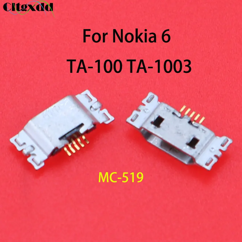 Cltgxdd 1 шт. Micro USB разъем для зарядного порта зарядки док станции Nokia X6 TA 1099 / 6 1000 1003 7