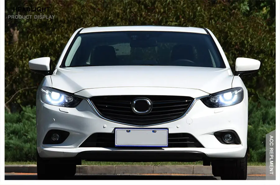 Автомобильный Стайлинг для Mazda 6 фары- мазда 6 Atenza светодиодный фонарь Mustan дизайн DRL Bi Xenon объектив Высокий Низкий луч парковка