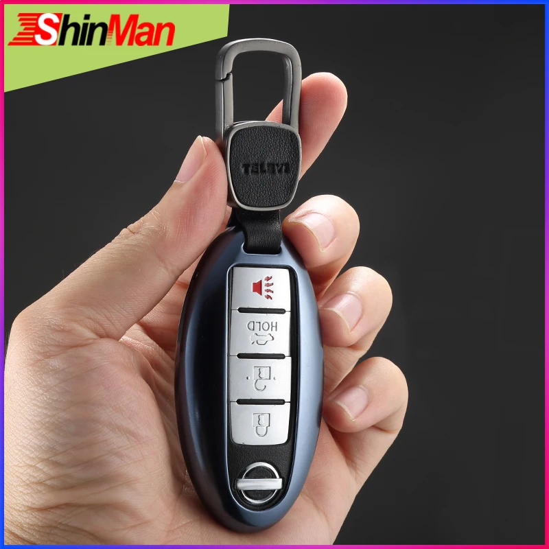 ShinMan Alloy Key Car key Case Cover For Nissan Sunny X-TRAIL Murano Teana March Bluebird Maxima QASHQAI LIVINA TIDA SYLPHY | Автомобили и