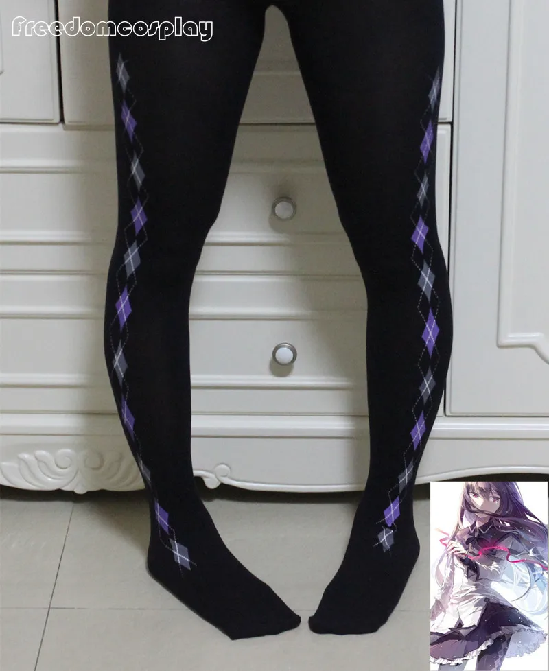 Носки для косплея Puella Magi Madoka Magica Homura Akemi|homura akemi cosplay|homura akemiakemi homura cosplay |