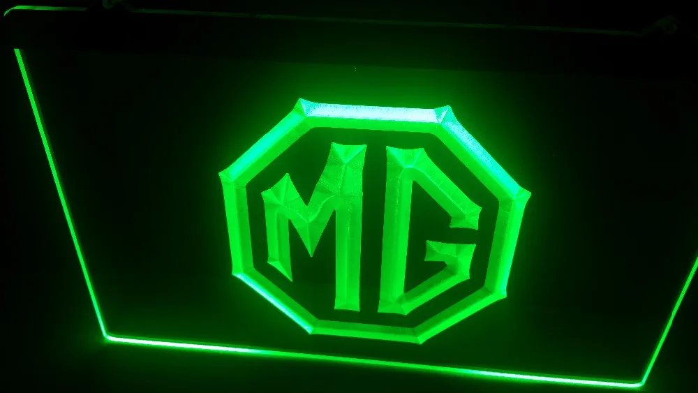 Настенный декор для гаража MG Моррис неоновый светодиодный светильник украшения