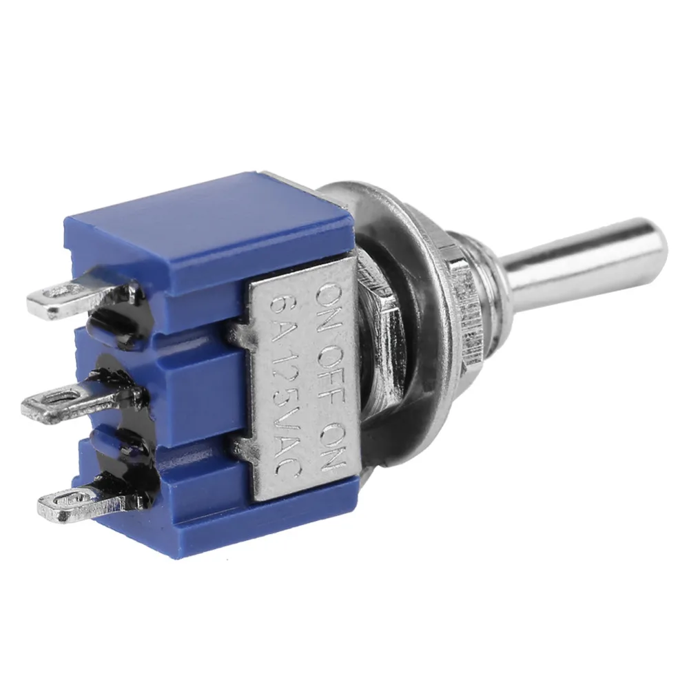 Мини переключатель ВКЛ./ВЫКЛ. 10 шт. 3 контактный 6 мм семейный А 125 В переменного