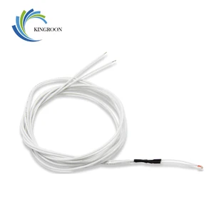 Термисторы KINGROON, 5 шт.лот, 100K ohm NTC 3950, датчики с кабелем, детали для 3D-принтеров, температурная часть, белый, 1 м, линейные аксессуары