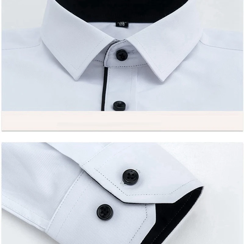 6XL 7XL 8XL 9XL мужская синяя рубашка с длинными рукавами и лацканами 10XL 11XL 12XL 13XL 14XL деловая Повседневная офисная Профессиональная 8 цветов