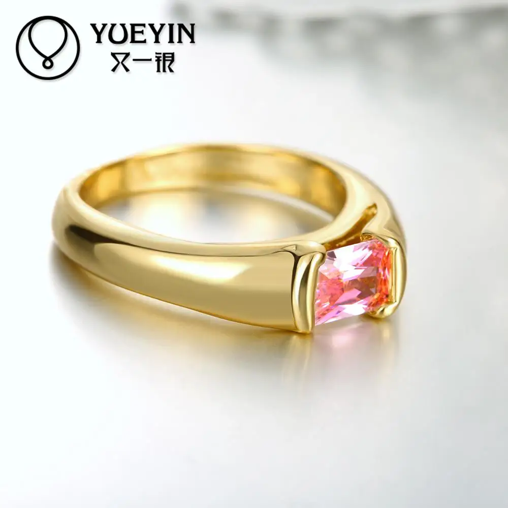 R184-B-8 Factory Price New Fashion Style Jewelry Nickle Free Antiallergic 18K Gold Plated zircon Ring | Украшения и аксессуары