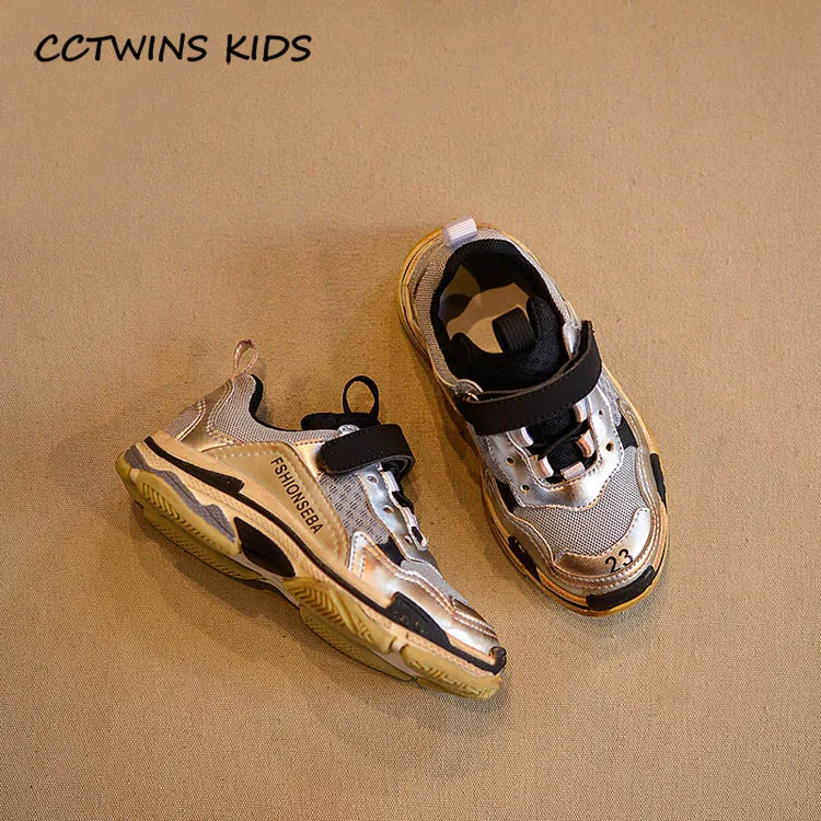 Sliver 2 CCTWINS KIDS/ г.; Весенняя сетчатая обувь для маленьких мальчиков; Детские Модные Повседневные спортивные кроссовки для маленьких девочек; Брендовые спортивные кроссовки белого цвета; F2061 - Цвет: Sliver 2
