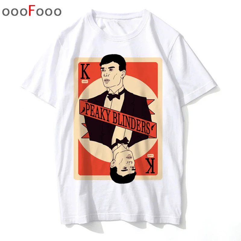 Футболка Peaky Blinders, уличная футболка, топ, футболка в стиле хип-хоп, негабаритная Мужская/женская летняя мужская футболка с круглым вырезом, модные крутые футболки - Цвет: 2346