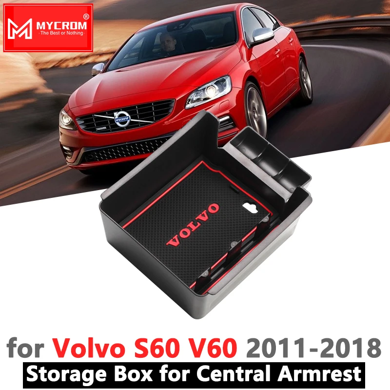 Подлокотник для хранения и поддержания порядка Volvo S60 V60 автомобильный Органайзер