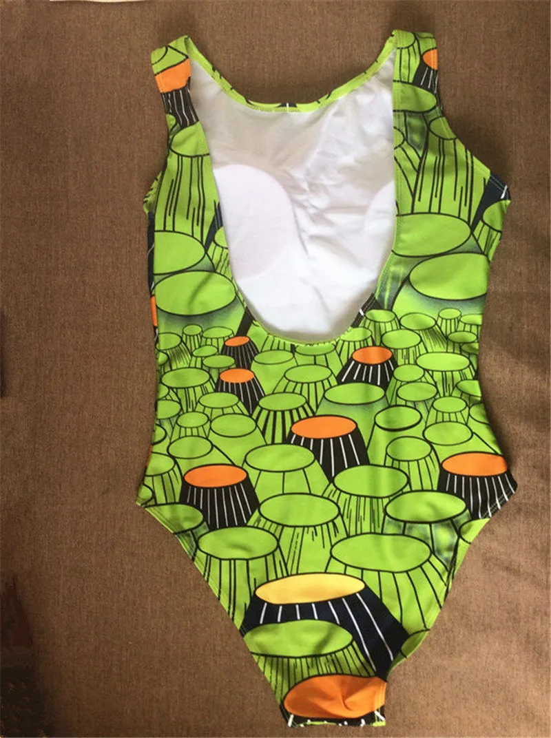 Сексуальный женский купальник Женский бандажный бикини пляжная одежда с зеленым