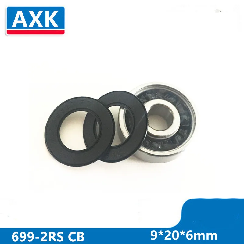 Axk 1 шт. 699 2rs 619/9 Si3n4 Гибридный керамический глубокий шаровой подшипник 9x20x6 мм Cb Abec