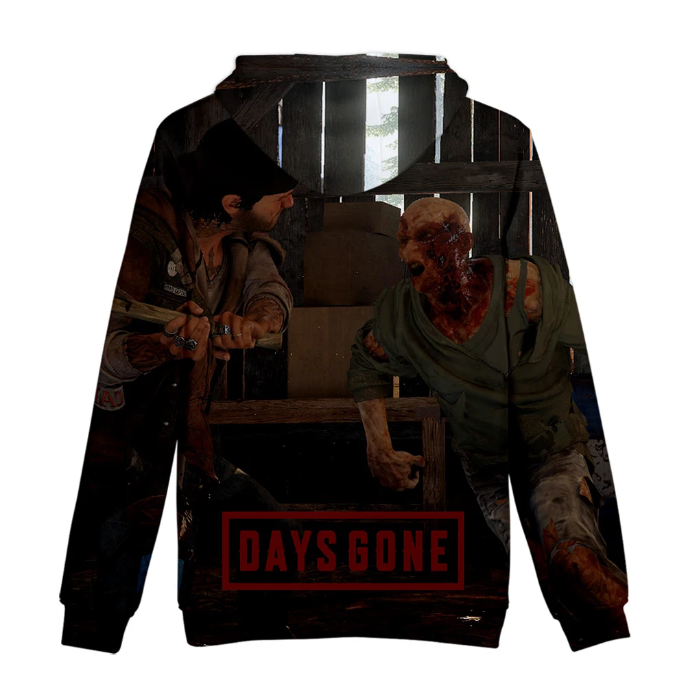 Aikooki Days gone 3D толстовки для мужчин/для женщин модные кофты Весна/осень повседневное Толстовка обувь для мальчиков/верхняя одежда