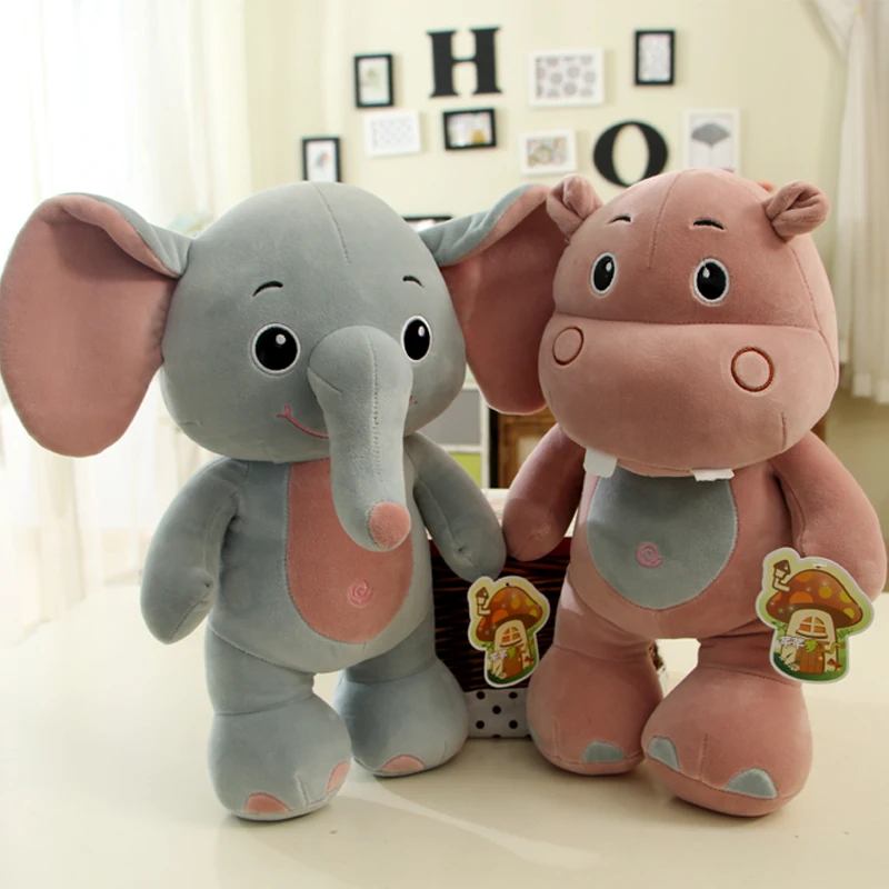 40 см/60 см Высокое качество детские игрушки животные rhino плюшевые милая кукла