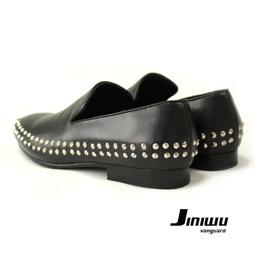 Лидер продаж модные мужские лоферы из воловьей кожи с круглым носком и