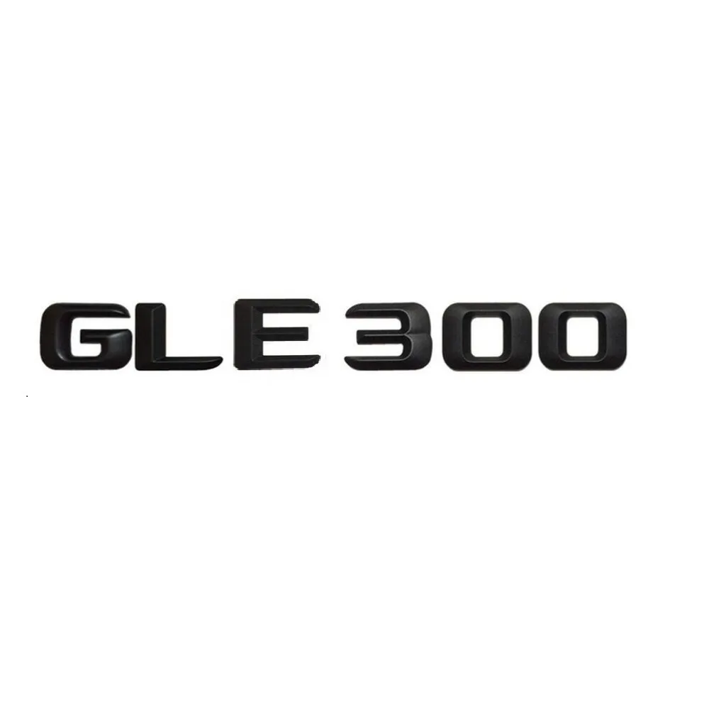 

Matt Black " GLE 300 " Car Trunk Rear Letters Word Badge Emblem Decal Sticker for Mercedes Benz GLE300