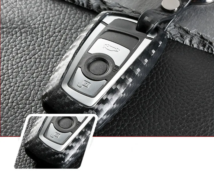 GPFORTYSIX Carbon Fiber Pattern Soft Silicone car key case cover for Bmw 1 3 5 Series X3 X4 F20 F30 F10 e90 e60 fob shell | Автомобили и