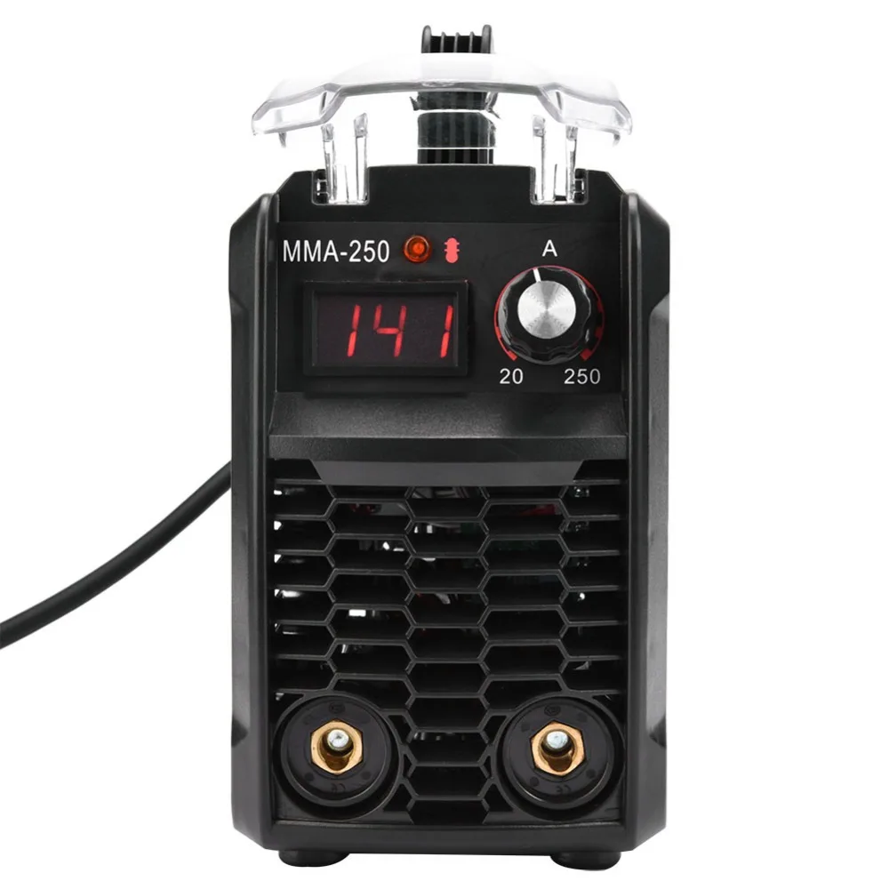 140Amp DC инвертор сварочный аппарат Портативный цифровой палку сварщик штепсельная
