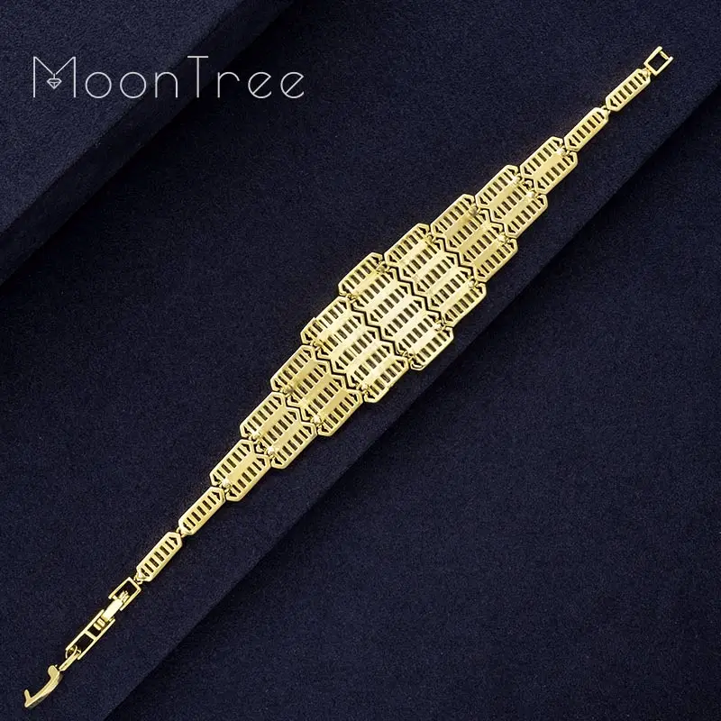 MoonTree специальная форма роскошный Shing AAA кубический Zriconia медь регулируемый