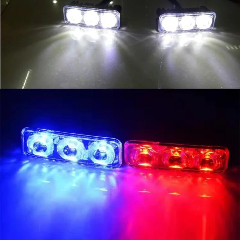 Автомобильный Стайлинг 3X2 светодиодный DRL с Радиочастотный пульт дистанционного