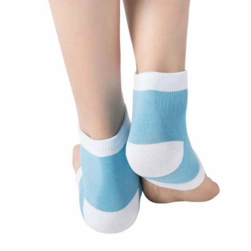 1 пара Увлажняющий Спа Гелеобразные напяточники носки трещины ног сухая