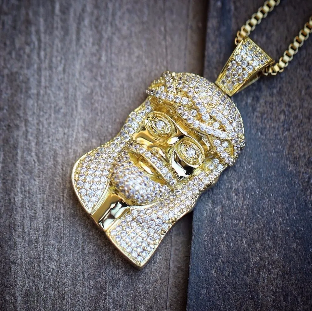 Бесплатная коробка цепи 24 &quotхип-хоп bling gold rhodium высокое качество продвижение