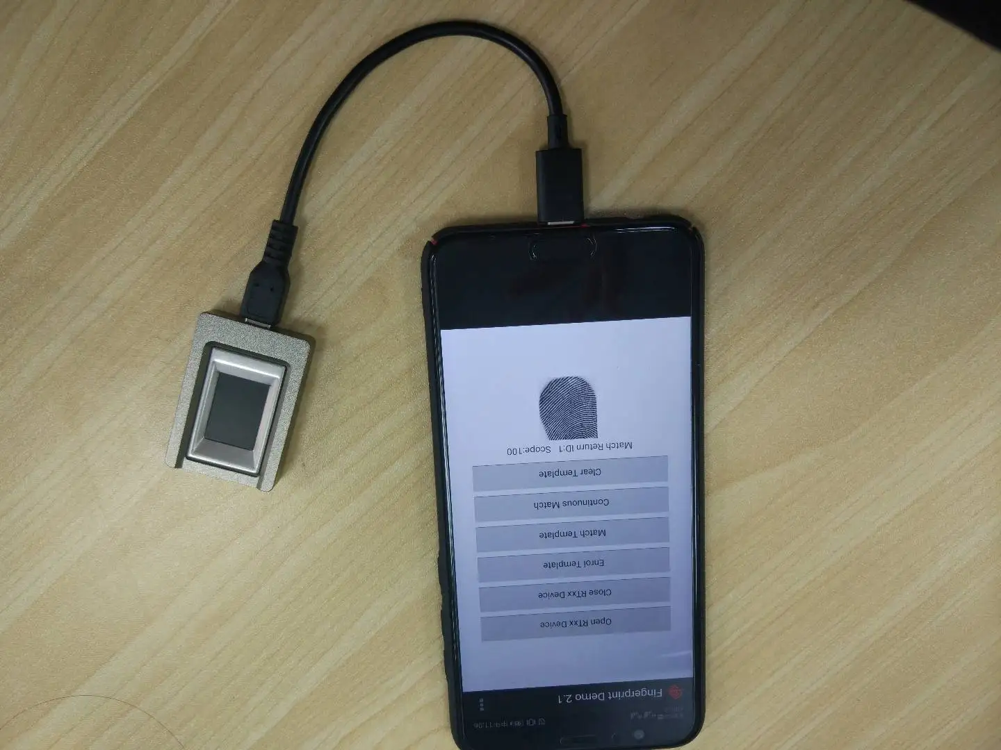 Мини USB сканер отпечатков пальцев с сертификацией ФБР бесплатной поддержкой SDK