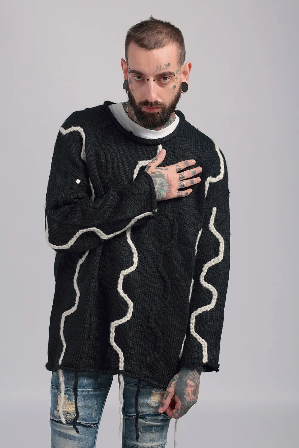 Высокое качество 2017 Модный новый дизайн мужской плотный шерстяной и толстый