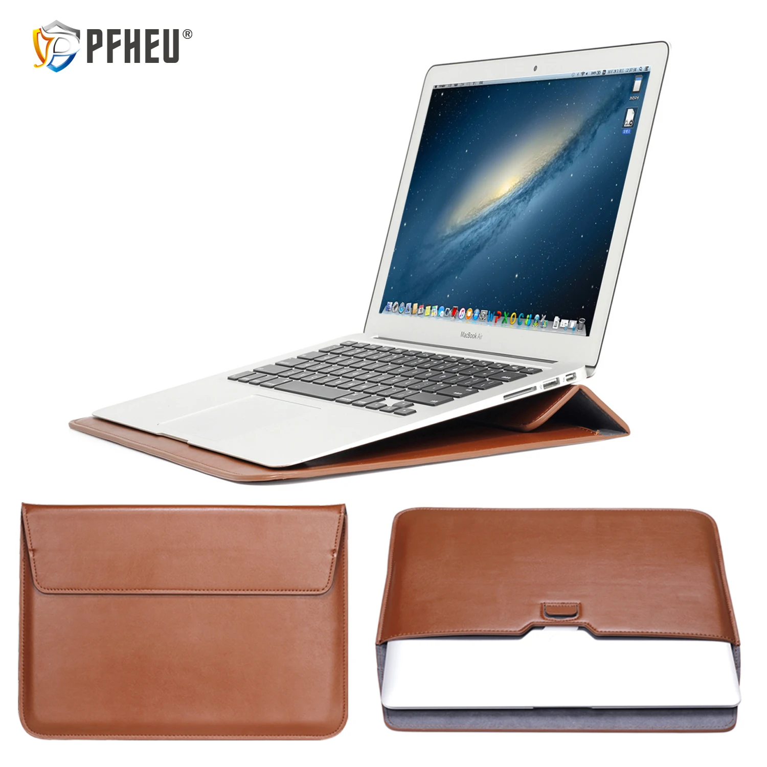Чехол-сумка из искусственной кожи для Macbook Air Pro retina 11 12 13 15, чехол для ноутбука Mac New Air 13 A1932