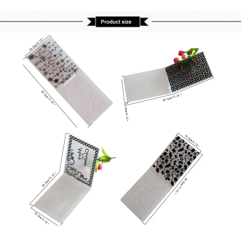 Embossing Folder Wedding Decor Photo Album Wine Bottle Christmas Love Heart Card Making Scrapbooking Paper Card Craft