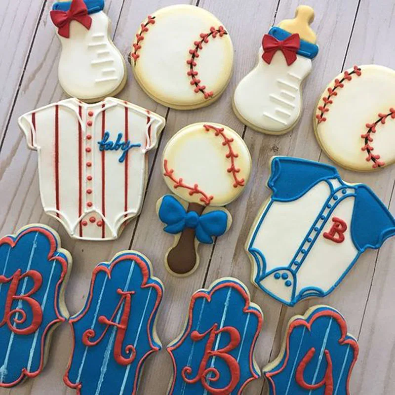 4 шт patisserie reposteria Детский День Рождения Нержавеющая сталь резак для печенья