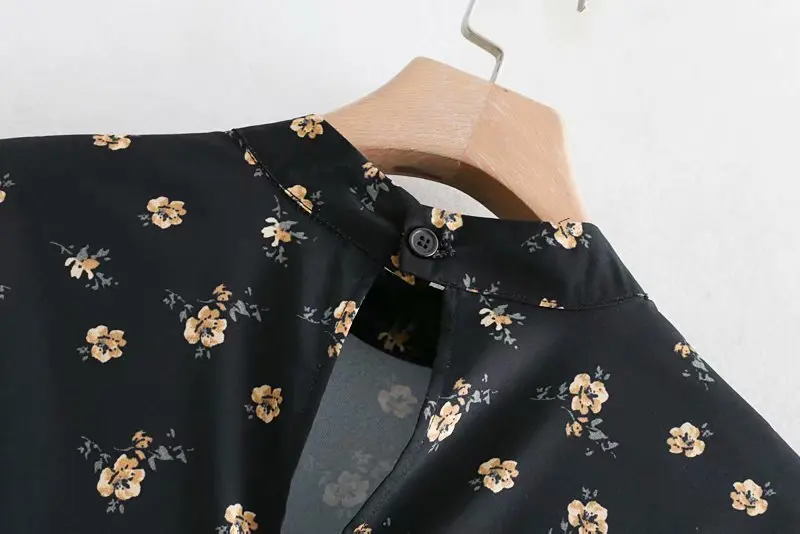 2019 для женщин в винтажном стиле с цветочным принтом vestidos повседнедневые