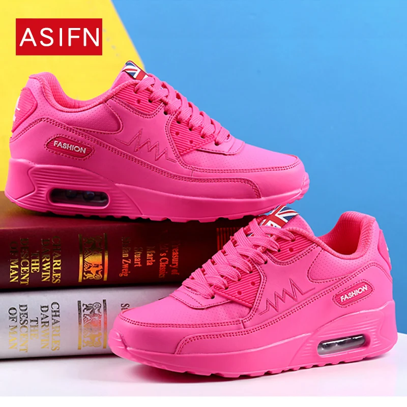 Модные женские кроссовки Повседневная обувь женская дышащая для бега сезон