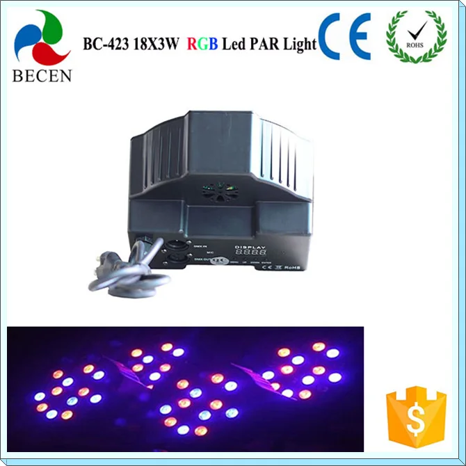 Сценическое освещение для свадьбы с сертификатом CE 18x3 Вт|stage light|par led lightpar |