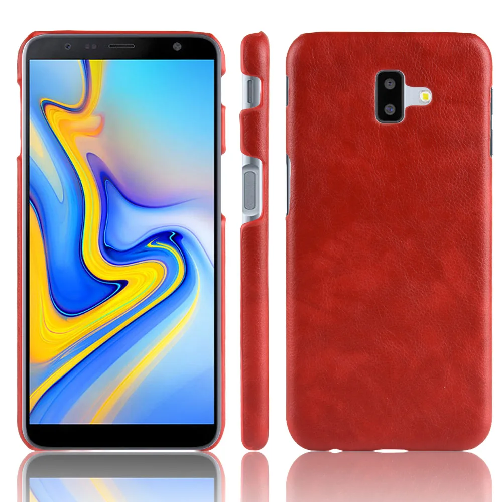 Роскошный ПК личи Dermatoglyph чехол для телефона Samsung galaxy j4 j6 j8 2018 J2 Core J6 J4 Prime/Plus задняя