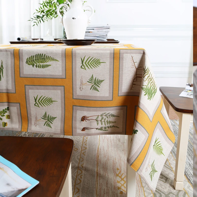 Американская сельская Цветочная пасторальная скатерть для стола толстая