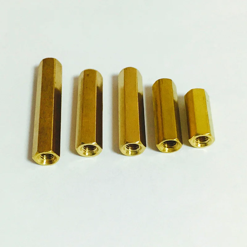15 шт. шестигранная медная изолирующая Колонка M3 * 5/6...55 мм|m3 hex head|head flathead head |