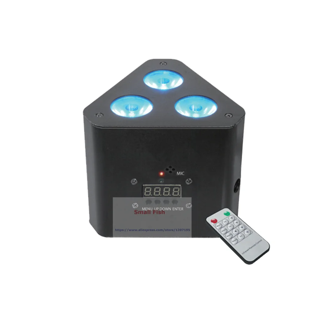 Светодиодный прожектор 3x9 Вт 3 в 1 RGB мини-угол сценический эффект 3/6 DMX каналов