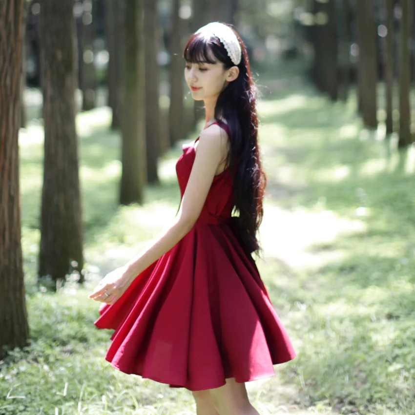 шифоновое платье для девочек 2019 новый летний Для женщин рукавов Спагетти ремень