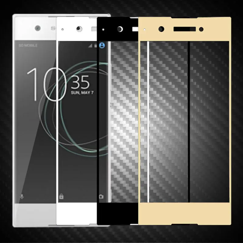 Закаленное стекло с полным покрытием для Sony XA1 Защитное экрана Xperia / Dual G3112 5 0 дюйма