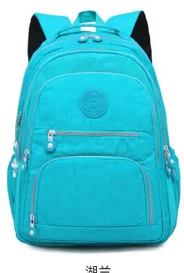 sky blue TEGAOTE, женский рюкзак для девочек-подростков, нейлоновые рюкзаки, Mochila Feminina, женский рюкзак для путешествий, школьный ранец, женская сумка - Цвет: sky blue