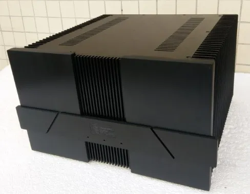 A-007 CNC все алюминиевые корпусные корпуса чехол Коробка для DIY аудио усилитель мощности 440 мм* 260 мм* 423 мм 440*260*423 мм