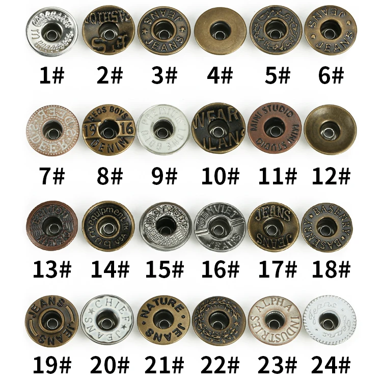 Металл джинсы для обувь мужчин и женщин кнопки пожимая пуговицы монтажный