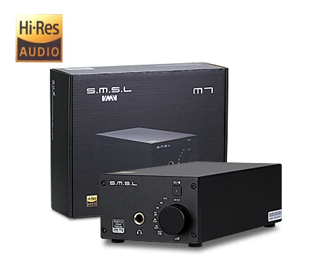 S.M.S.L SMSL M7 2XAGK4452 32BIT/768 кГц DSD512 Hi Fi USB аудио ЦАП + усилитель для наушников|Усилители