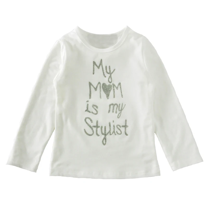 Комплект одежды SOSOCOER для маленьких девочек осенняя футболка с надписью + штаны