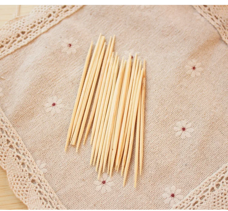Натуральные Бамбуковые Зубочистки Экологичные одноразовые бутилированные