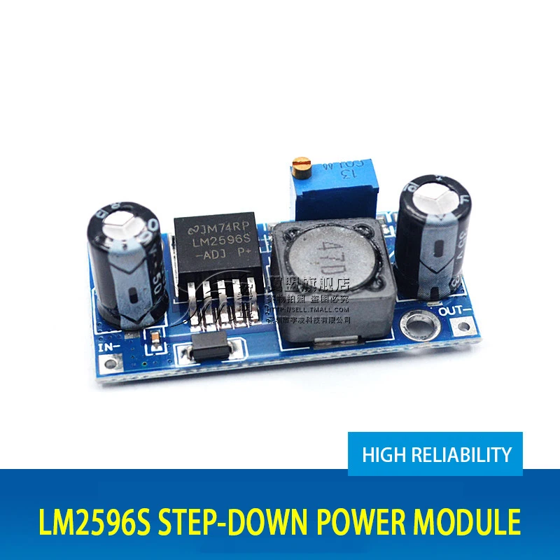 LM2596S Регулируемый понижающий модуль DC Напряжение регулятор Питание 3A 12/24 В до 12