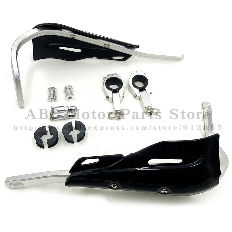 1-1/" Руль Handguards Dirt Bike MX ручная защита для XR CRF WR DRZ 28,6 мм щетка бар мотоцикл броня рукавицы - Цвет: Black
