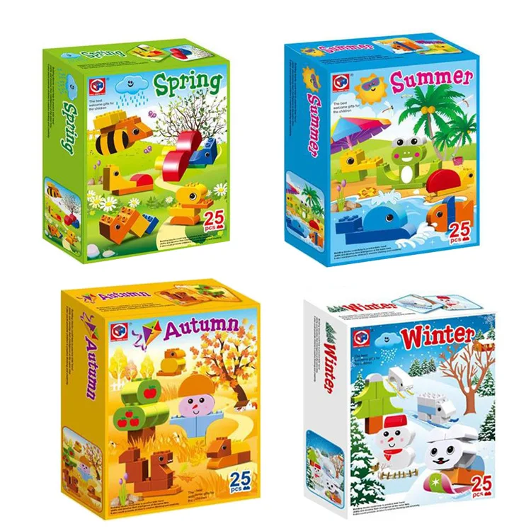 Обучающая игрушка Duplo 25 шт. большие частицы всесезонные весенние летние Осенние