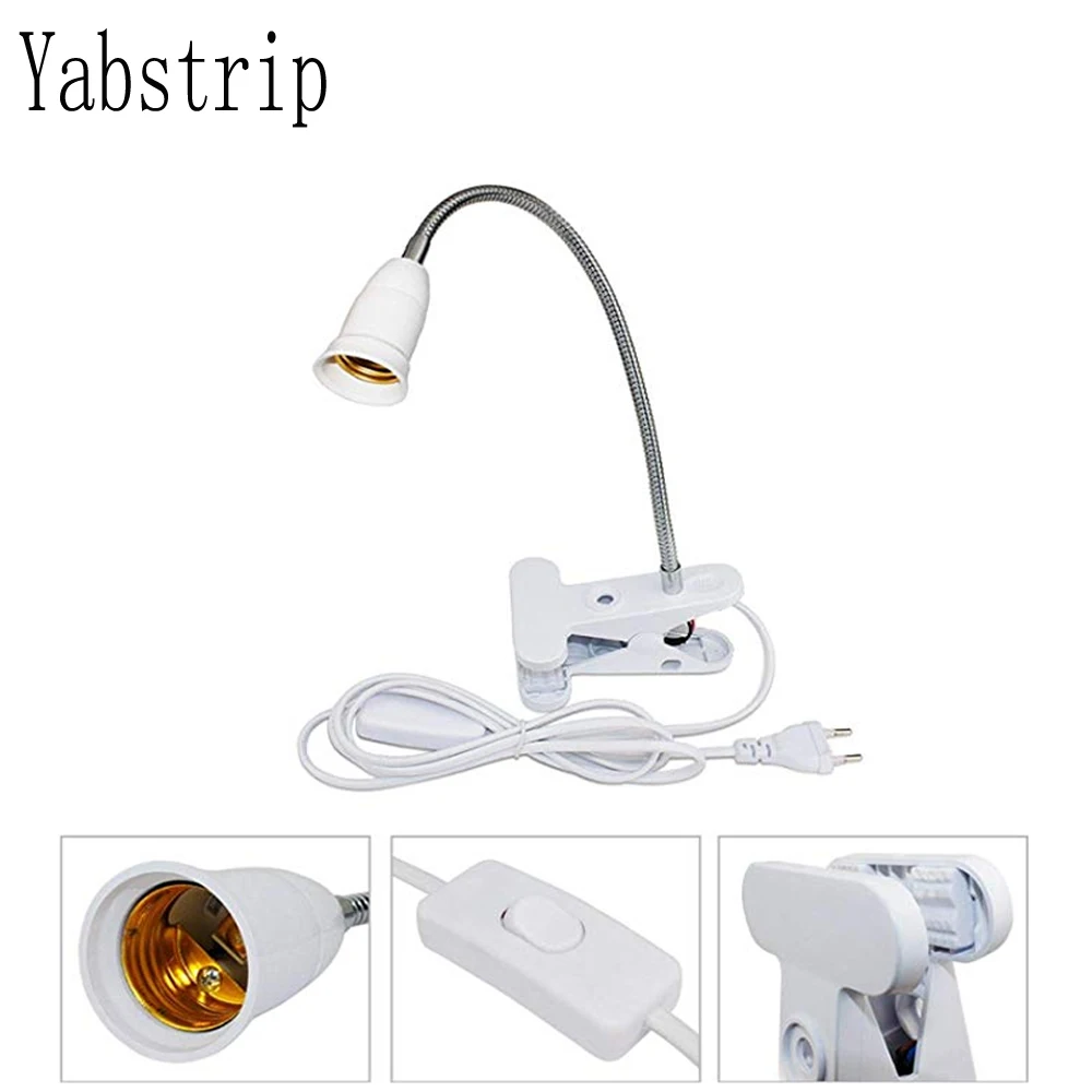 Yabstrip светодиодный Grow светильник красный синий SMD2835 48 Светодиодный s E27 лампы 220V